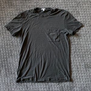 Dark Olive James Perse Shirt With Pocket